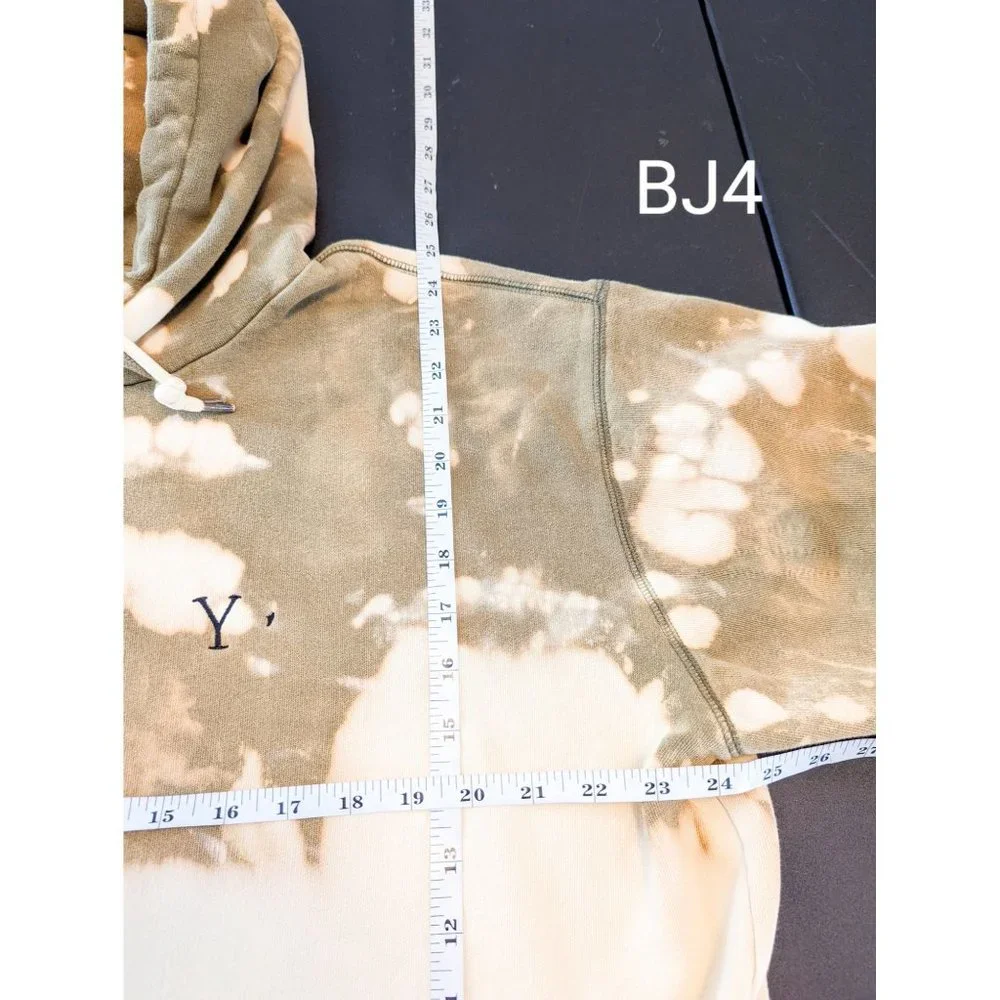 Obey Pullover Hoodie Tie Dye Green Cream Hooded Sweatshirt Mens Large - Picture 3 of 7